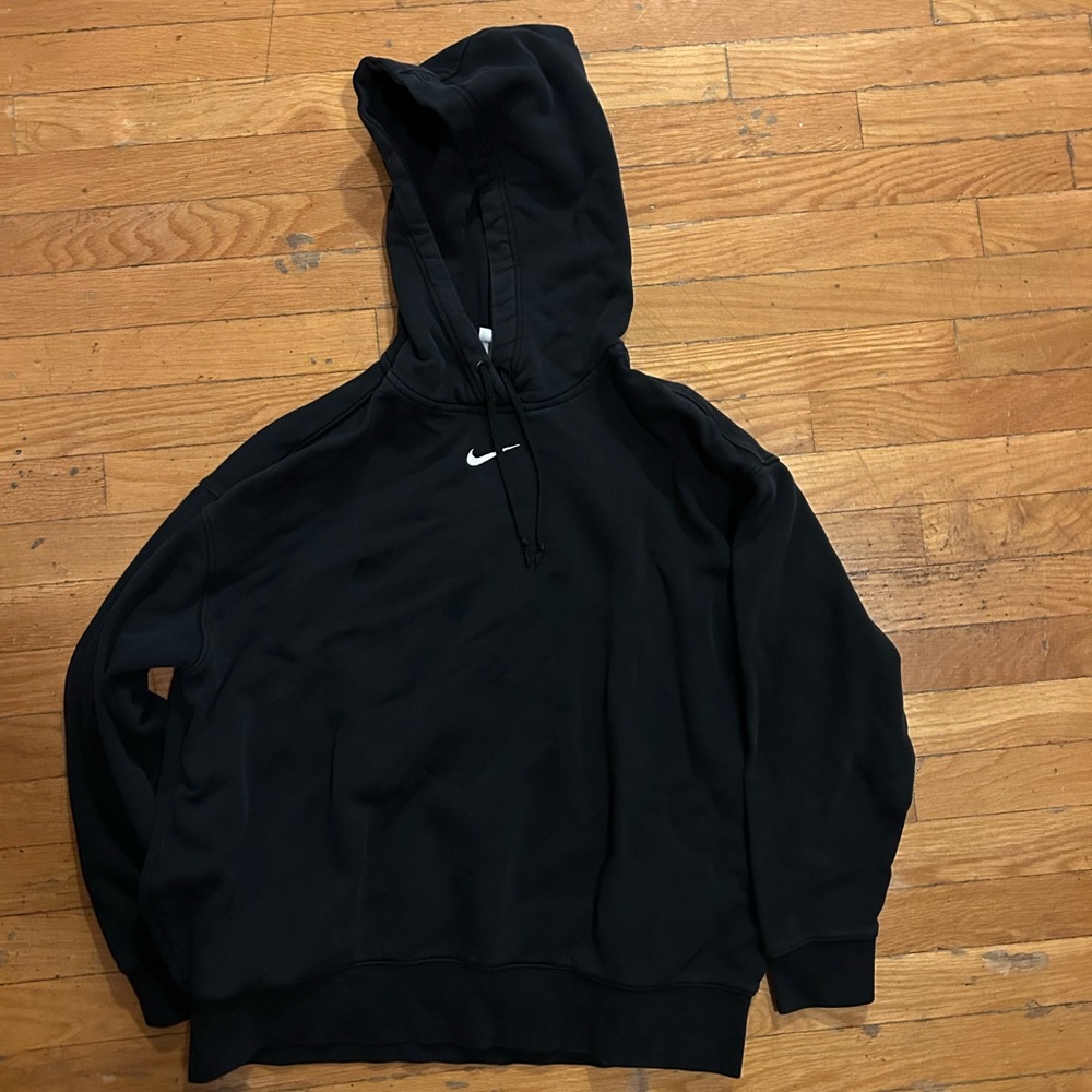 Nike Black Pullover with White Swoosh